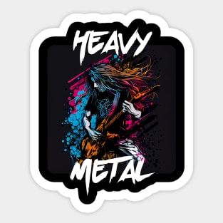 Graffiti Style - Heavy Metal 8 Sticker